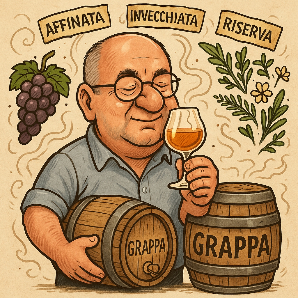 De vele gezichten van grappa | Bottle Case, image size:1024x1024